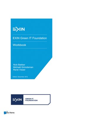 cover image of EXIN Green IT Foundation